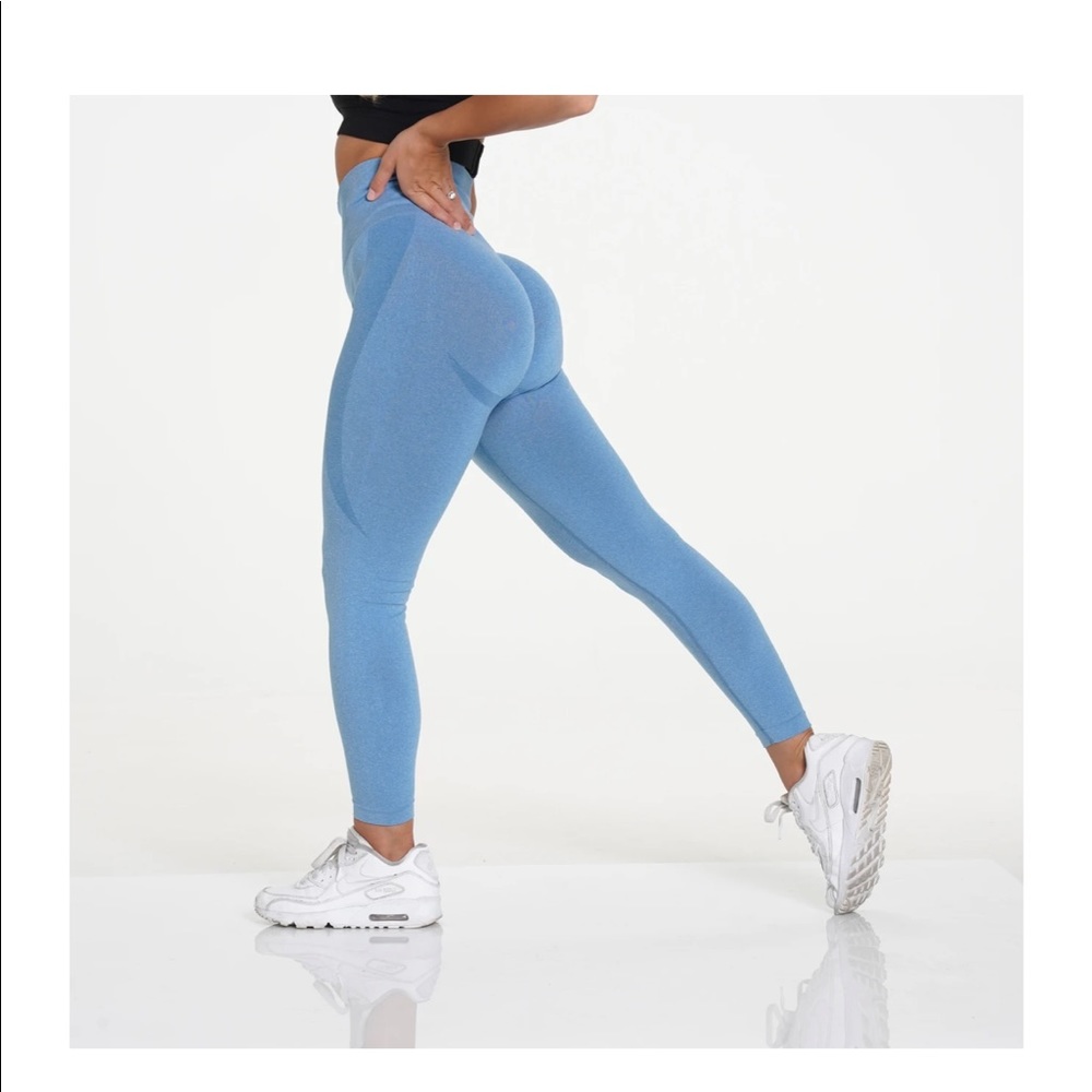 NVGTN Sky Blue Contour Leggings
